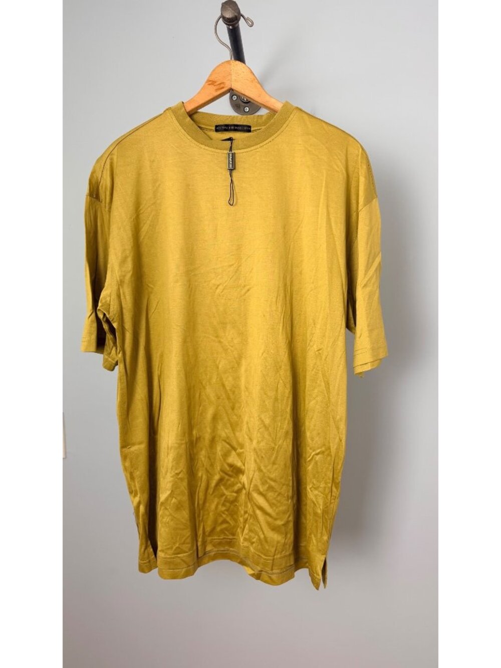 NWOT Bugatchi Uomo Mens 80s Triple Mercerized Cotton T-Shirt L Green